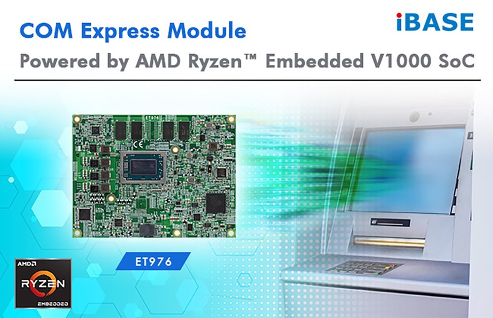 COM Express Module Powered by AMD Ryzen™ Embedded V1000 SoC
